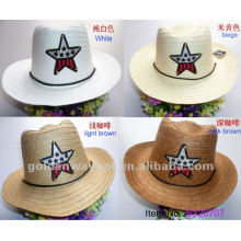 fashion children straw hat for kids lovely paper party hats